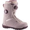 HEAD Tiara LYT BOA Focus - Scarponi da donna isolati flessibili conformi ai piedi, leggeri, per snowboard, equitazione, sport, stringhe automatiche, con lacci e cuscinetti in memory foam, malva, 24