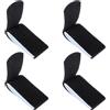 LIFKOME 4 Pezzi Cinghia Porta Sci Multifunzione per Snowboard e Nylon Nero