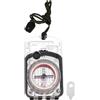 SAFIGLE Bussola di Navigazione Pieghevole con Righello Mappa Dc45-8e LED | Backpacking e Camping, con Cordino Incluso, Corpo in ABS e Acrilico, Lettura Mappe Precisa
