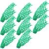 BESTYASH 8 Pezzi Rete Tasca per Tavolo da Biliardo Verde in Nylon per Club | Design a Maglia Cava e Fondo Chiuso, Installazione Semplice, Adatta a Tavoli Standard e Pratica Portatile