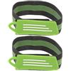 Alipis Ghetta Elastica per Ciclismo e Campeggio, Cintura per Pantaloni | Tessuto Elastico Verde, Superficie Liscia senza Sbavature, Facile da Trasportare, per Stringere L'apertura dei Pantaloni