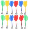 TOYANDONA 12 Pezzi Freccette Magnetiche per Bersaglio Magnetico, Leggere | Plastica e Metallo, Punta Arrotondata, Bilanciamento Integrato, Uso Indoor a Scuola e Gioco