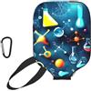 YQxwJL Copertura per pagaia in neoprene con stampa astratta di scienza chimica, custodia protettiva con cerniera con tasca in rete e moschettone