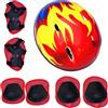 Generic Set di 7 cappelli di sicurezza per bambini | Regolabile per Bambina Skateboard Roller Pattinaggio Scooter Outdoor Sport Giovani