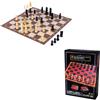 Spin Master Games, Set di Scacchi, Dama e Tris, 6+ | Scacchi Dama e Tris, 2 Giocatori, Ragionamento Critico, Gioco Educativo Stem, Gioco Senza Schermi, Dai 6 Anni