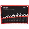SUNEX Tools 9930 SAE - Set di chiavi combinate, 3/8 - 15/15, 11 pezzi