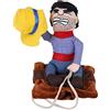 Zerodis Costume da Cane Cowboy Cavaliere Rider Costume Cane Cavaliere Divertente Abbigliamento da equitazione Abbigliamento Cosplay per Cani Azienda (4 Taglie)(XL)