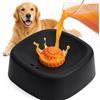 Bawetech Lick Bowl per Cani, Giochi Interattivi per Cani, Dog Lick Toy | Ciotola Antistress per Cani, Dispenser per Leccare la Palla, Giochi per Cani, Ciotola da Leccare, Cane Slow Feeder Lick Bowl