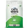 Cat's White Lettiera Agglomerante Profumata all'Aloe Vera per Gatti Lettiera Cattura Odore per Gatti e Gattini 10L