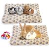 JRSHIRLEYLTD 2 tappetini per letto di piccoli animali, 32 x 25 cm, per animali di piccola taglia, per gattini, conigli, cincillà, scoiattoli, porcellini d'India