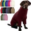 IECOii Maglione per cani XXL, maglione natalizio lavorato a maglia, dolcevita per cani di taglia extra large, per maschi e femmine, abbigliamento per il freddo per cani di grossa taglia, capi per