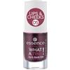 essence WHAT A TINT! lip & cheek tint Tinta labbra 4.9 ml Nr. 05 - Velvet Berry