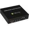 Techly Estrattore audio Techly da Hdmi LPCM 2CH 4K UHD 3D