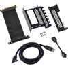 Itek Supporto per scheda vidCavo Riser PCIeeo Itek Verticale con x1/ 1x DisplayPort/ 1x HDMI - Nero