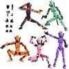 Eniyou 5pcs T13 - Statuetta articolata, T13 Action Figurine | 3D Stampato Multi-articolato,Oggetti di decorazione per ufficio destinati agli amanti dei videogiochi