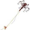 Gatuida Lampadario in Miniatura 1/87 in Metallo e ABS per Bambola, Caffè | Accessorio per Casa delle Bambole, per Salotto Fiabesco e Progetti Diy, Finitura Curata