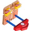SUPVOX Toy Stazione Ferroviaria in Legno per Trenino Giocattolo | Accessorio per Modellini di Treni, Gioco da Costruzione, Facile da Installare per Bambini