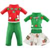 DIELOVEHUA Vestiti per Bambole Elfo di Natale, Accessori per Bambole Elfo Natale, Accessori Efo di Natale, Vestiti di Natale per Bambole
