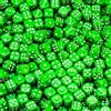Waldfelsen® - Dadi di di alta qualità da 16 mm in 15 colori (50 pezzi, verde erba)