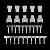 SPARKHOBBY 50pcs 51005 51006 Micro Connettore 2P Maschio Femmina Guscio in Plastica con Perni in Metallo Passo 2.0mm per RC Bilanciamento Batteria Cavo Caricabatterie (50pairs Maschio Femmina)