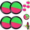 YOUYIKE Racchette Spiaggia Set, Giochi Spiaggia Bambini, 4 Pagaia e 4 Palle Set, Giochi per Esterni,Appiccicoso Racchetta Giocattolo per Pasqua Natale Compleanno Regalo 2 3 4 5 6 7 8 9 10 Anni