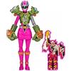 Power Rangers Dino Fury Smash Armor Pink Ranger - Action Figure da 15,2 cm, ispirata alla serie TV con accessori arma per età 4 anni e oltre