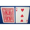 Bicycle Red Back Bicycle Play Card Force Deck (cuori, 3)