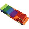 Peosaard Accessori per aquiloni acrobatici, Coda di Aquilone 10M Panno in Fibra Chimica Streamer colorato Accessori per acrobazie galleggianti, Coda Lunga