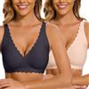 Yutdeng Amaframe Reggiseno Senza Ferretto Donna Reggiseni Senza Cuciture Reggiseno Push Up Imbottito Reggiseno con Spalline Regolabili Bralette Donna Comodo