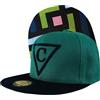 Capiche [99+ Modelli] Cappello Snapback Verde, Il Quadrato, per Donne, da Sole Verde Scuro, Visiera Nera, Design a Quadri Geometrici