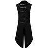Foweknow Gilet medievale da uomo, costume da pirata retrò, rinascimentale, steampunk, costume per Halloween, matrimoni, feste, cosplay, carnevale