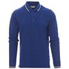 Ergos Workwear Payper - Aviazione Polo 100% Cotone Piquet con Tricolore a Manica Lunga