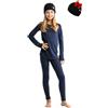 Merino.tech Intimo Termico Lana Merino Bambino - Medio Completo Maglia Termica Lana Merino e Pantaloni Bambina e Ragazzo