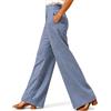 Van Der Rich ® - Pantaloni da Infilare con Due Tasche, Vita Elasticizzata sul Retro - Donna