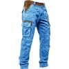 Ocnmig Pantaloni da Lavoro Uomo Cargo Multitasche Jeans Moto Resistenti Slim Fit | Pantaloni Uomo da Lavoro con Tasche Laterali Multiple Design Resistente Stile Workwear per Officina Fai da Te e Tempo Libero
