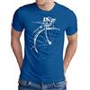 OM3® Bicycle - Maglietta da ciclismo da uomo | Ciclista vintage | S - 5XL
