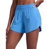 CRZ YOGA Pantaloncini Delfino Sportivi 13cm | Vita Alta, Fodera Rete, Asciugatura Rapida, Leggero, Una Tasca con Cerniera, per Donna