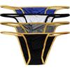 YUFEIDA Perizomi, String e Tanga da Uomo Intimo in modalità Comfort, Perizoma Sexy a Vita Bassa, Slip, Confezione di Intimo