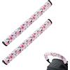 CYMNER Set di 2 protezioni per impugnature per passeggino, protezioni per maniglie per passeggino, protezioni universali per maniglie del passeggino (floreale)