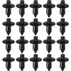 Partuto Clip Di Fissaggio A Spinta Per Subaru Ascent 2019-2025 20 Pezzi | Nero, Plastica, 24Mm, No.909140062, Per Subaru BRZ 13-23, Forester 14-23, Impreza 08-23, Legacy 15-23, Outback 15-22