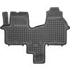 Accesorionline Tappetini in gomma compatibili con FIAT Talento | Nissan NV300 | Opel VIVARO II | Renault TRAFIC III | Tipo Vasca Antiscivolo Bordo 5cm Tappeto Furgone Accessori (Anteriore 2p)