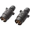 Feuunly 2 Pezzi x Spina per Rimorchio 7 Poli, 12V Impermeabile Connettori Rimorchio 7 Poli, per Rimorchio RV Barca Caravan Camion (Fine della Vite)