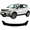 SCOUTT Deflettore Protezione Cofano per Ford Kuga 2013-2019, Migliora l'Aerodinamica dell'Auto, e Spoiler, Nero