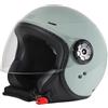 ORIGINE Casco Jet Moto ECE 22.06 Scooter Leggero con Visiera Lunga | Design leggero e compatto con visiera trasparente lunga, ideale per gli spostamenti urbani e l'uso quotidiano.