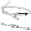 Lenxnmy Tubo di spurgo della frizione del freno Tubo di spurgo della valvola unidirezionale del motociclo del tubo dell'automobile di spurgo