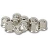 Hansen Styling Parts 10 copridadi per Ruote di Camion, Misura Chiave 33 mm - Materiale Acciaio Inossidabile - Altezza Totale 46 mm - Adatti per Cerchi in Acciaio per Camion, copriruota, copridadi per Ruote