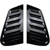 PLFMFVBLBG Finestrini Spoiler Per VW Per Golf 4 Per MK4 1997-2006 Finestra Posteriore Feritoia Otturatore Parasole Copertura Cieca Prese D'aria Laterali Accessorio(Glossy Black)