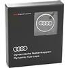 Audi 4M8071006A - Coprimozzo dinamico, 4 pezzi, colore: Nero/Argento