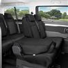 Accesorionline Coprisedili per Zafira Life dal 2019 - 2 - 9 posti - 100% su misura (2 ° fila (1 schienale singolo + 1 doppio)