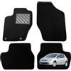 MTC Automotive Tappetini Peugeot 307 2001-2007 Su Misura, Set 4 Pezzi | Tappetini Auto Peugeot 307 con Battitacco in Gomma, Bottoni di Ancoraggio, Antiscivolo